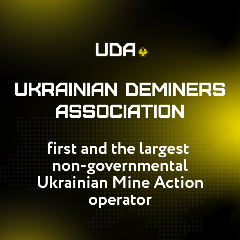 UDA is first and the largest non-governmental Ukrainian Mine Action operator