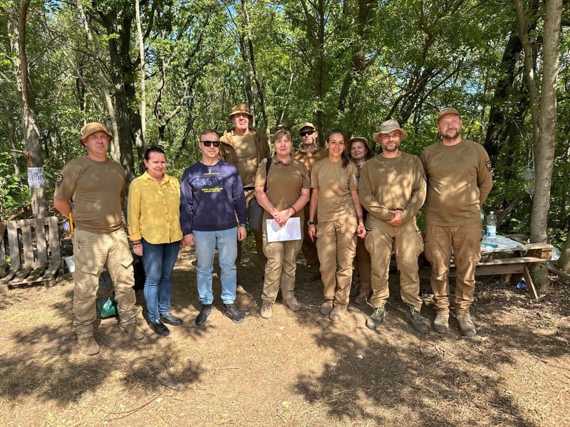 State monitoring of a demining site in Mykolaiv region